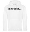 Men`s hoodie Student MD White фото
