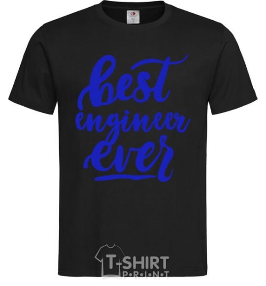 Men's T-Shirt Best engineer ever black фото