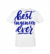 Men's T-Shirt Best engineer ever White фото