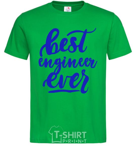 Men's T-Shirt Best engineer ever kelly-green фото