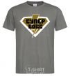 Men's T-Shirt Super Boss logo dark-grey фото