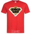 Men's T-Shirt Super Boss logo red фото