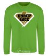 Sweatshirt Super Boss logo orchid-green фото