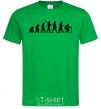 Мужская футболка Эволюция программиста Зеленый фото