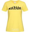 Women's T-shirt The evolution of the programmer cornsilk фото