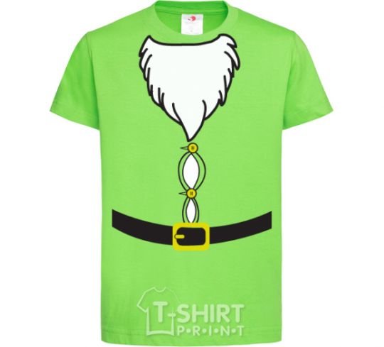 Kids T-shirt Fat Santa Suit orchid-green фото