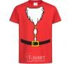 Kids T-shirt Fat Santa Suit red фото