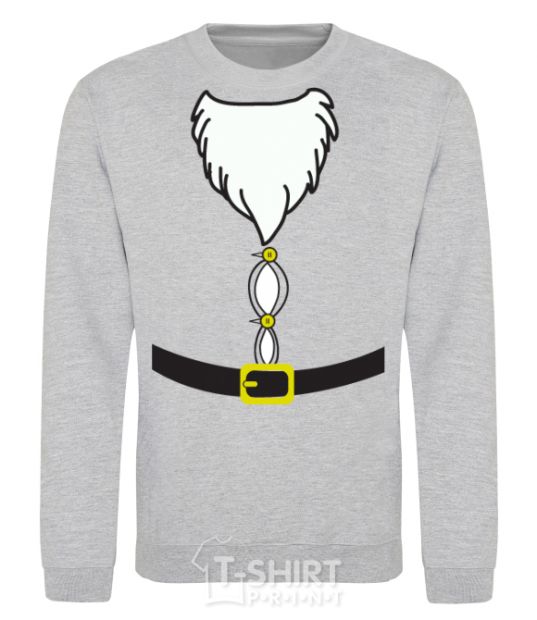 Sweatshirt Fat Santa Suit sport-grey фото