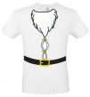 Men's T-Shirt Fat Santa Suit White фото