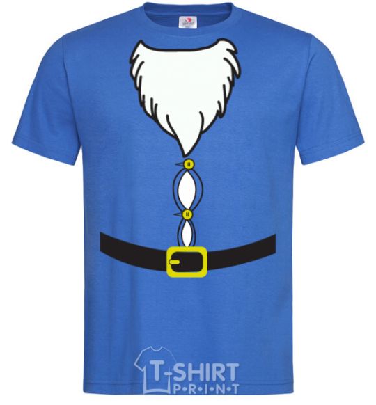 Men's T-Shirt Fat Santa Suit royal-blue фото