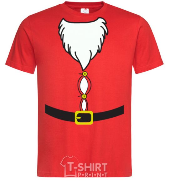 Men's T-Shirt Fat Santa Suit red фото