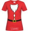 Women's T-shirt Fat Santa Suit red фото