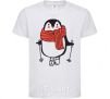 Kids T-shirt Penguin man White фото