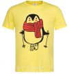Men's T-Shirt Penguin man cornsilk фото