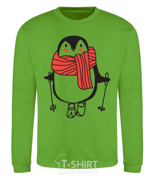 Sweatshirt Penguin man orchid-green фото