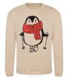 Sweatshirt Penguin man sand фото