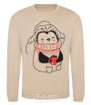 Sweatshirt Penguin woman sand фото