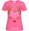 Women's T-shirt Chrismas deer mother heliconia фото