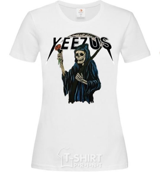 Women's T-shirt Yeezus Kanye West White фото