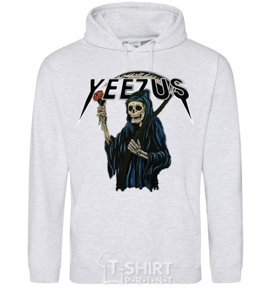 Men`s hoodie Yeezus Kanye West sport-grey фото
