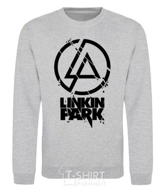 Sweatshirt Linkin park broken logo sport-grey фото