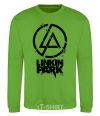 Sweatshirt Linkin park broken logo orchid-green фото