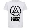 Детская футболка Linkin park broken logo Белый фото