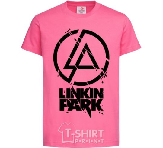 Kids T-shirt Linkin park broken logo heliconia фото