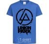 Kids T-shirt Linkin park broken logo royal-blue фото