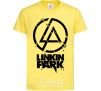 Kids T-shirt Linkin park broken logo cornsilk фото