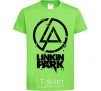 Kids T-shirt Linkin park broken logo orchid-green фото