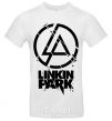 Мужская футболка Linkin park broken logo Белый фото