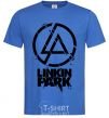 Мужская футболка Linkin park broken logo Ярко-синий фото