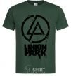 Мужская футболка Linkin park broken logo Темно-зеленый фото