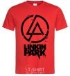 Мужская футболка Linkin park broken logo Красный фото