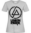 Women's T-shirt Linkin park broken logo grey фото