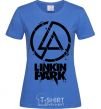 Women's T-shirt Linkin park broken logo royal-blue фото