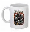 Ceramic mug Slipknot logo White фото