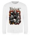 Sweatshirt Slipknot logo White фото