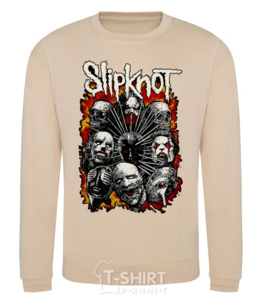 Sweatshirt Slipknot logo sand фото