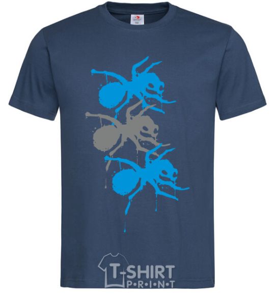 Мужская футболка The prodigy ant Темно-синий фото