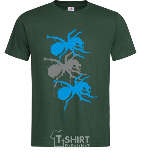 Мужская футболка The prodigy ant Темно-зеленый фото