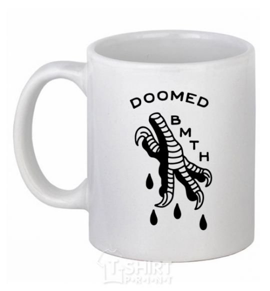 Ceramic mug Doomed Bring Me the Horizon White фото