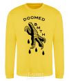 Sweatshirt Doomed Bring Me the Horizon yellow фото