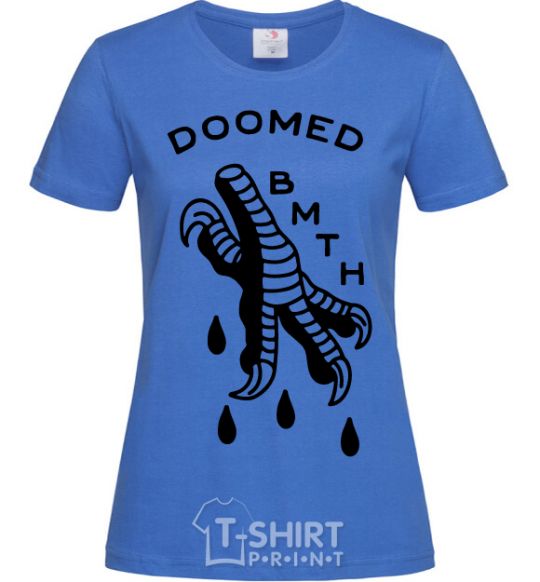 Женская футболка Doomed Bring Me the Horizon Ярко-синий фото