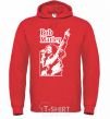 Men`s hoodie Bob Marley bright-red фото