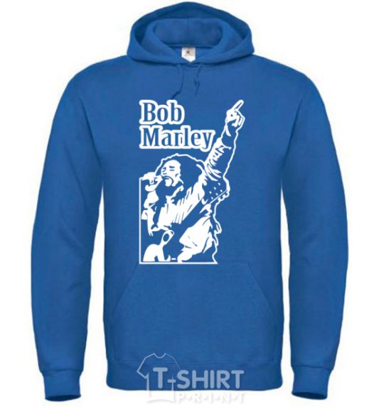 Men`s hoodie Bob Marley royal фото