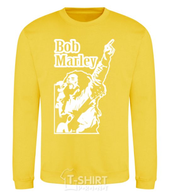 Sweatshirt Bob Marley yellow фото