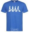 Men's T-Shirt The beatles Abbey royal-blue фото