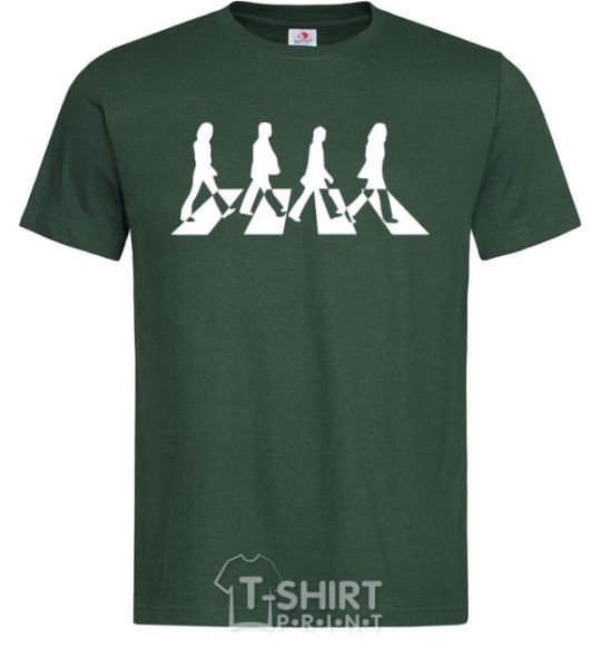 Men's T-Shirt The beatles Abbey bottle-green фото